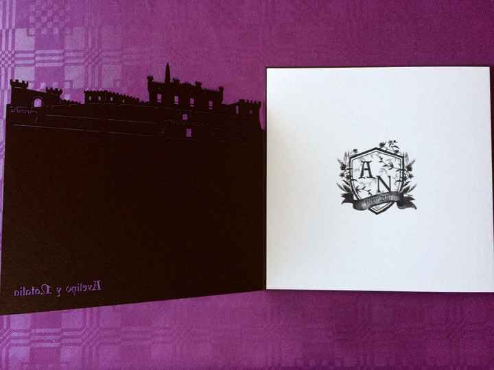 Nuestras invitaciones - boda medieval - 3