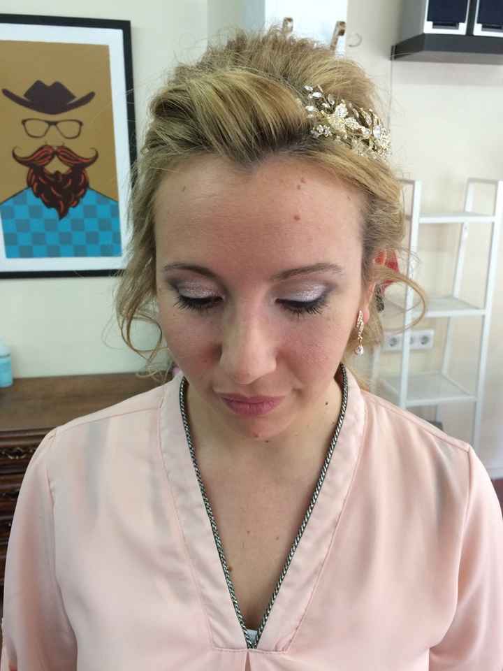 Mi maquillaje y peinado - boda medieval - 1