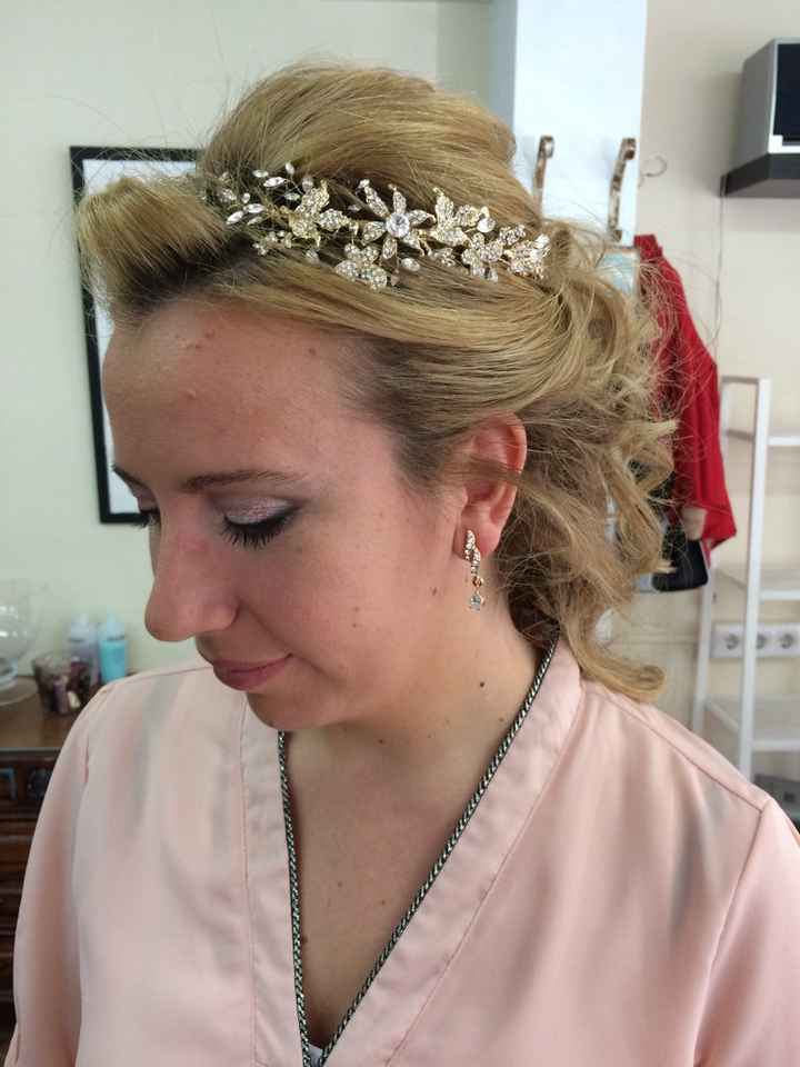 Mi maquillaje y peinado - boda medieval - 4