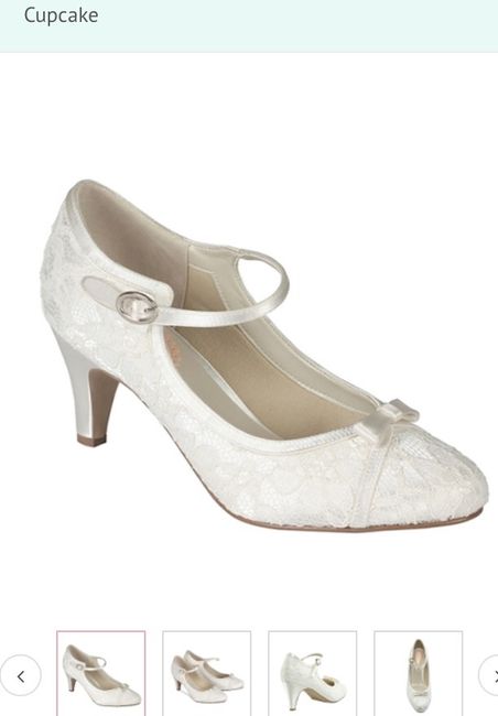 Zapato novia tacón bajo - 1