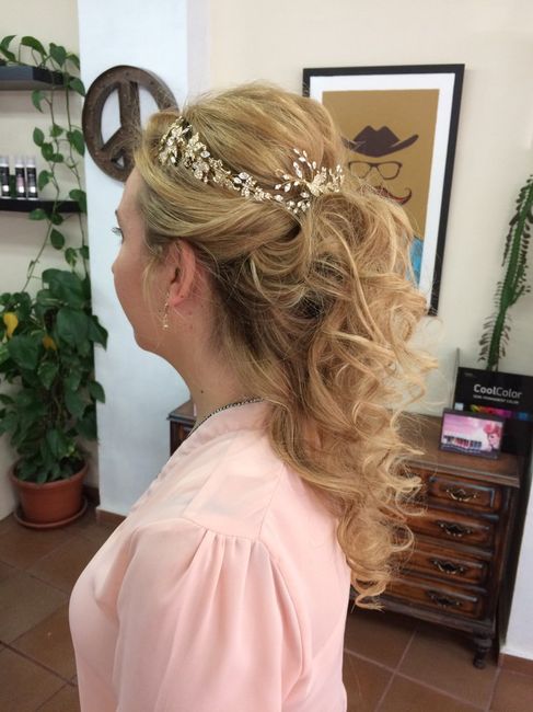 Mi maquillaje y peinado - boda medieval - 3