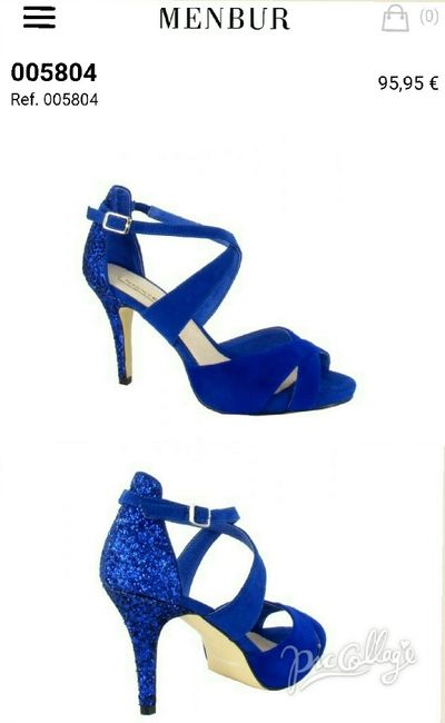 Zapatos de novias azul - 1
