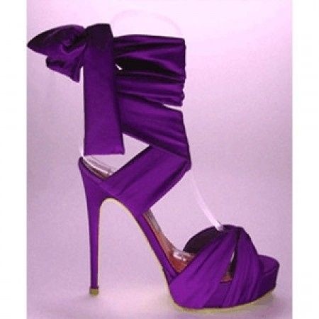 zapato morado