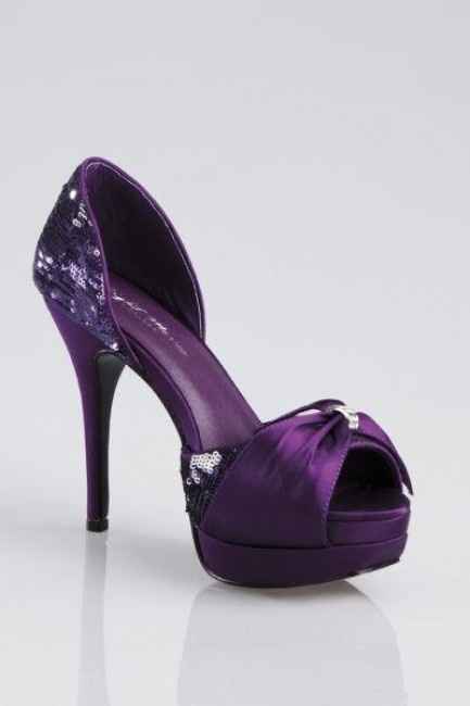 zapato morado