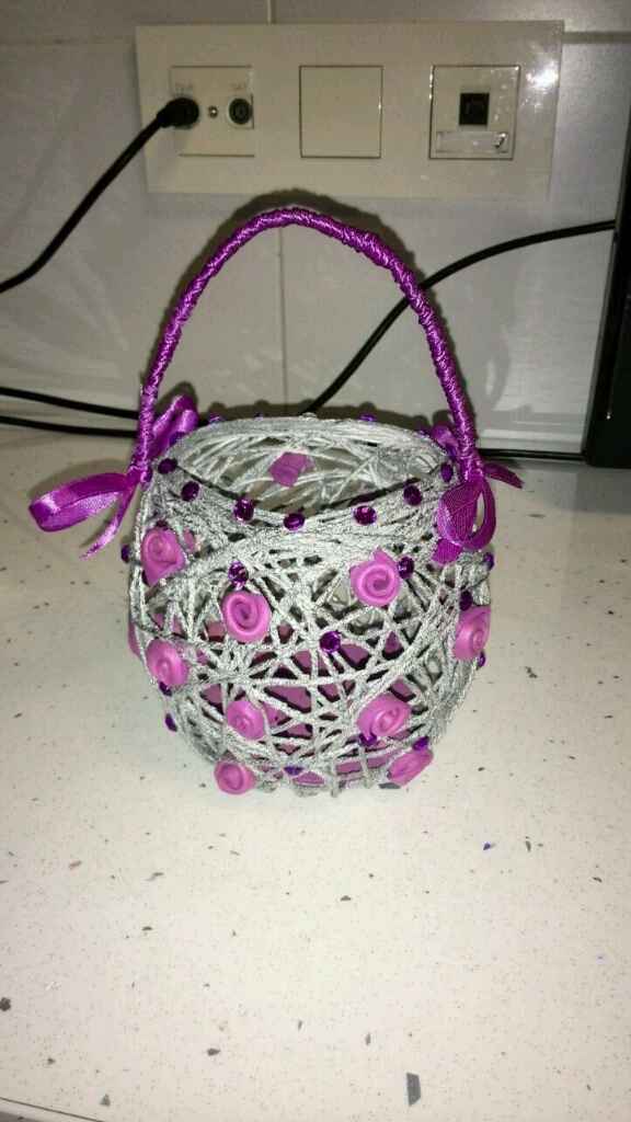 Porta alianzas hecho por mi tia - 2