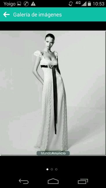 Vestidos corte imperio - 1