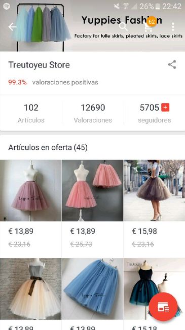 Faldas de tul para dama de honor 2