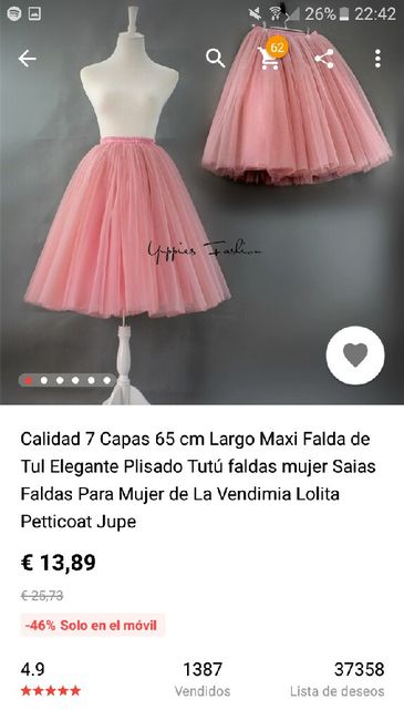 Faldas de tul para dama de honor 3