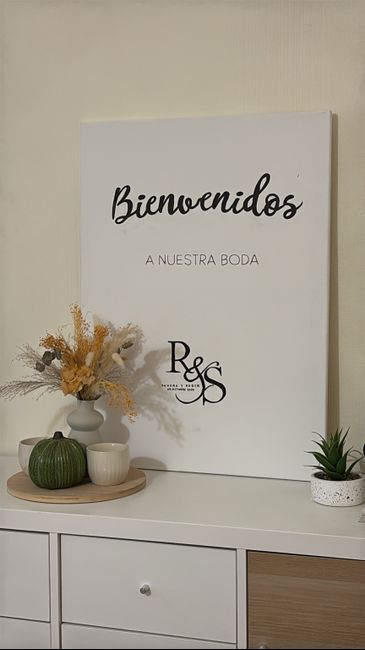 Cartel de bienvenida 2