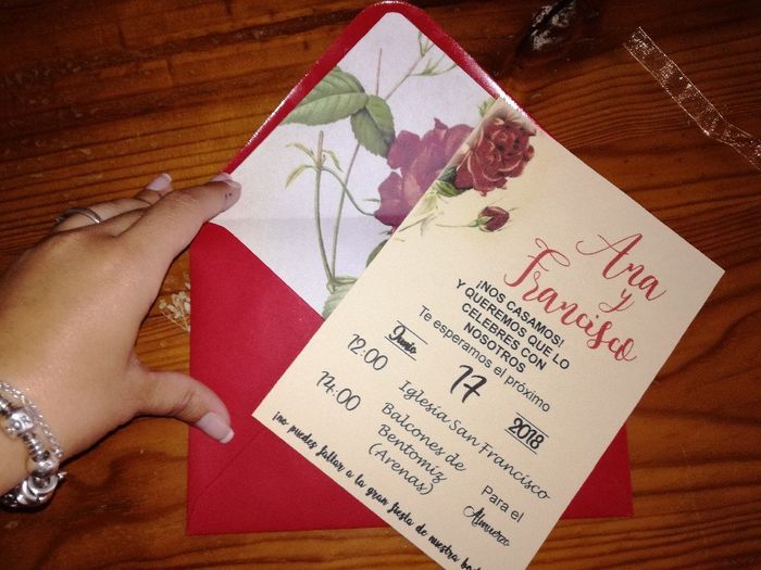 Tipo de papel invitaciones - 1