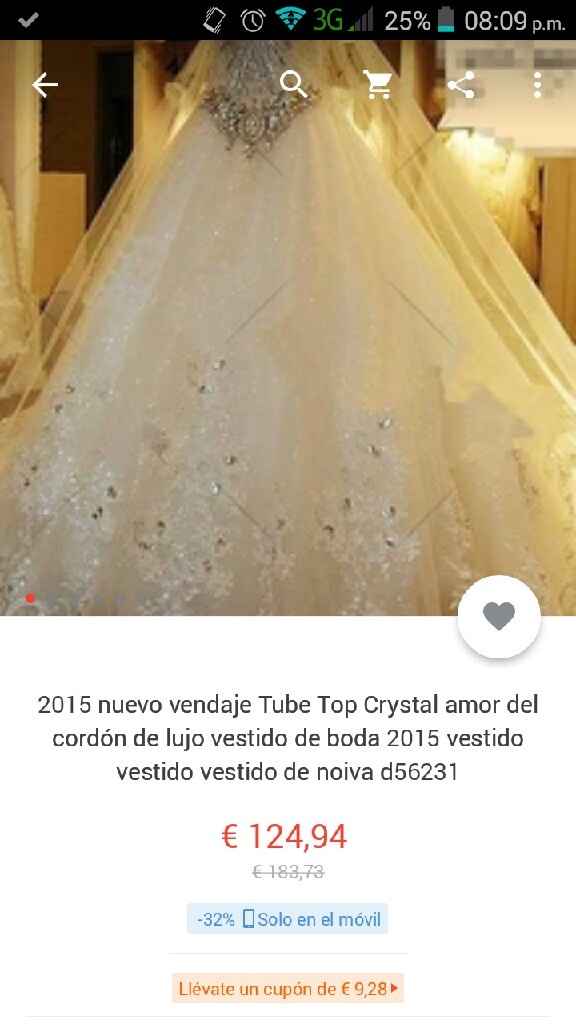 Vestido novia online(low cost) - 1