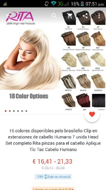 Extensiones  de cabello - 1