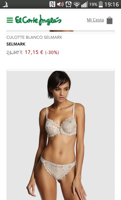Lenceria novia el corte ingles - 3
