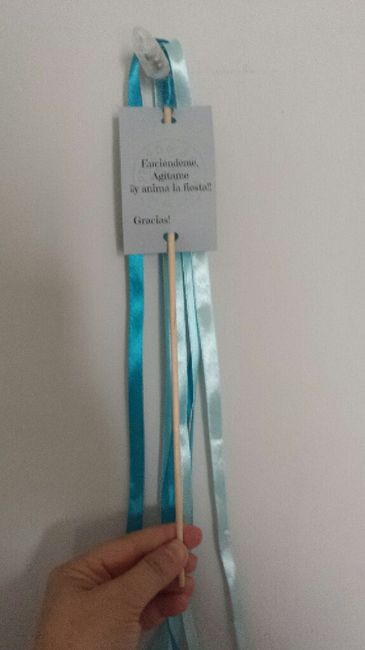 Entrada al salón,  palitos con leds - 2