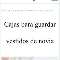 Conservación vestido de novia - 1