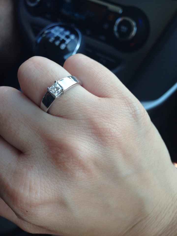 Este es mi anillo de pedida, me gustaría ver el vuestro - 1