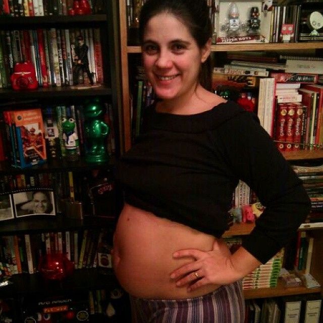 Panza redonda de 20 semanas
