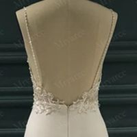 Copas cosidas al vestido - 1