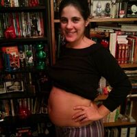 Panza redonda de 20 semanas