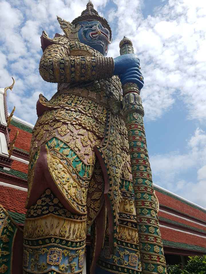 Demonio guardian del palacio Imperial de Bangkok