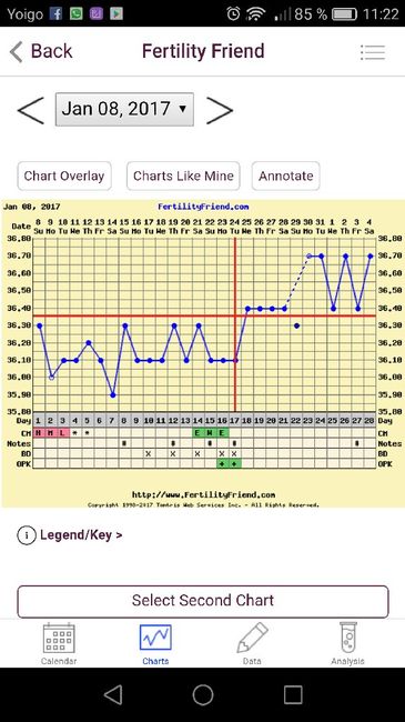 Decálogo de las gráficas de temperatura basal - 2