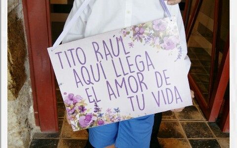  Ideas  para avisar que llega la novia - 1