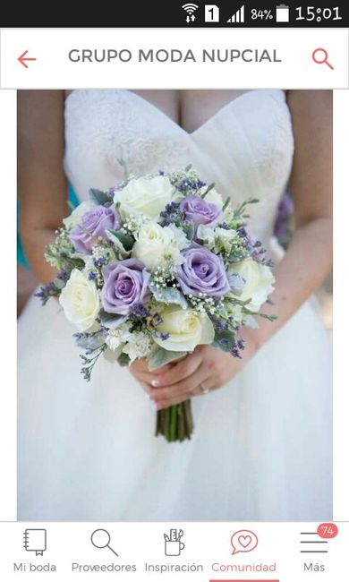 Ramos de novia lila y violeta - 1