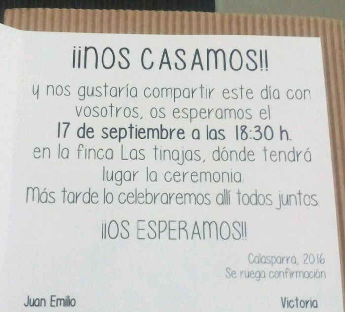 Mis invitaciones - 1