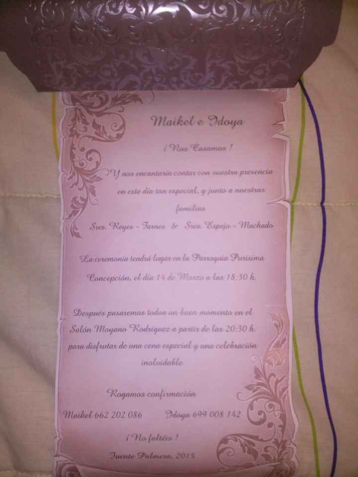Mis invitaciones!! - 2