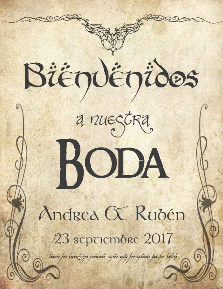Cartel Bienvenida ESDLA