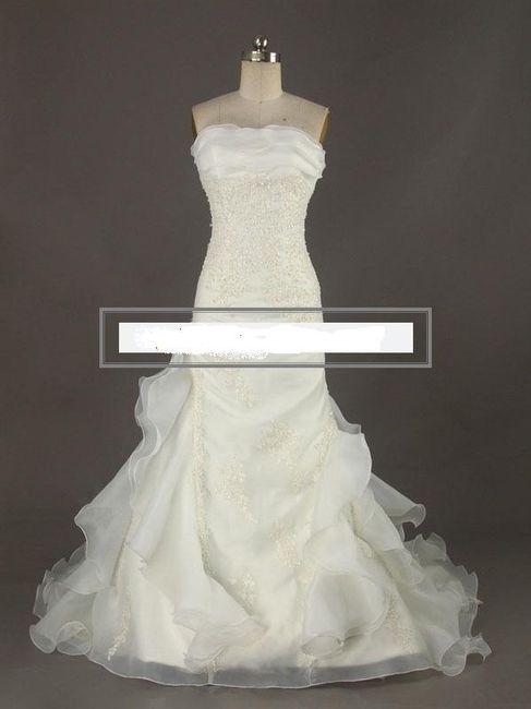 Vestido por delante
