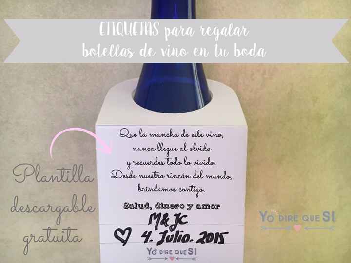 Etiqueta botella