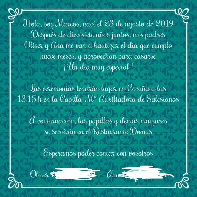 Boda y bautizo 2x1 - 2