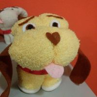 perrito de toalla