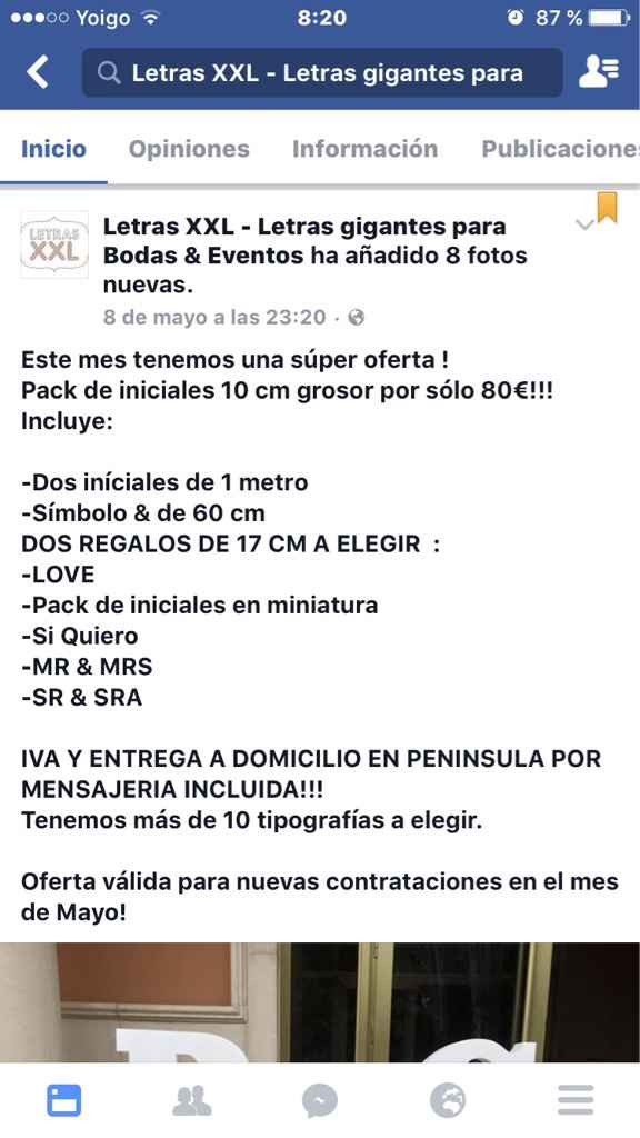 Letras gigantes - 1