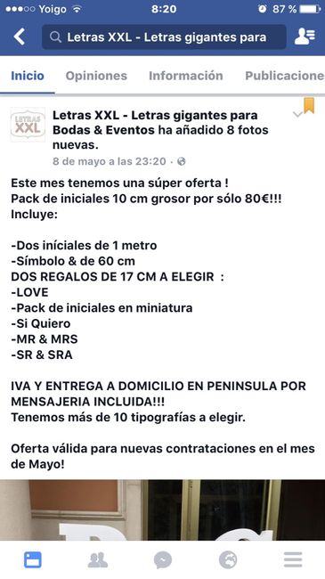 Letras gigantes - 1