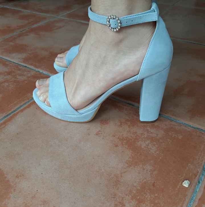 Zapatos azul turquesa - 1