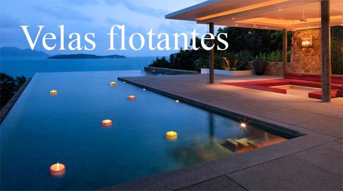 Velas flotantes