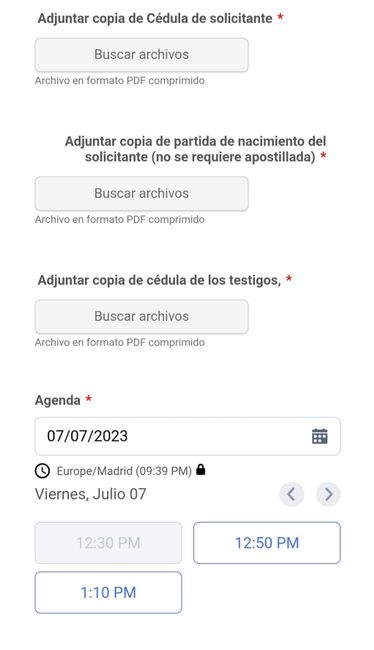 Expediente Matrimonial en Madrid 1