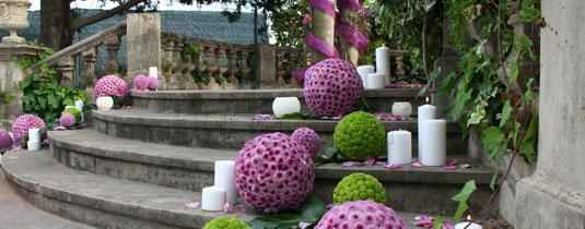 Decoracion entrada boda