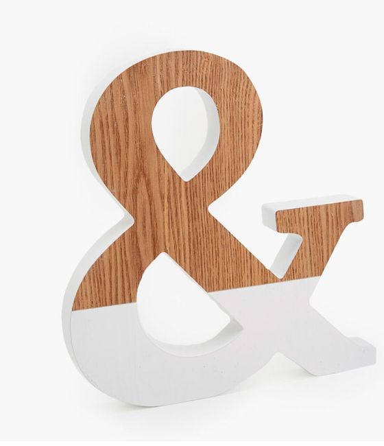 Letras de madera - 1