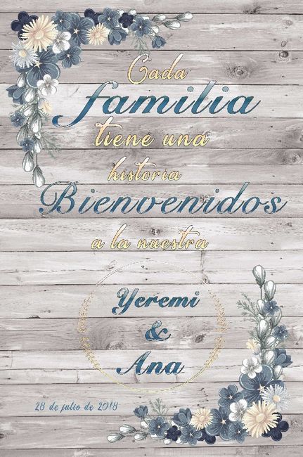 Mi cartel de bienvenida y el cartel de mi hijo - 2