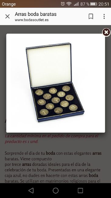 Elegir las arras adecuadas 1