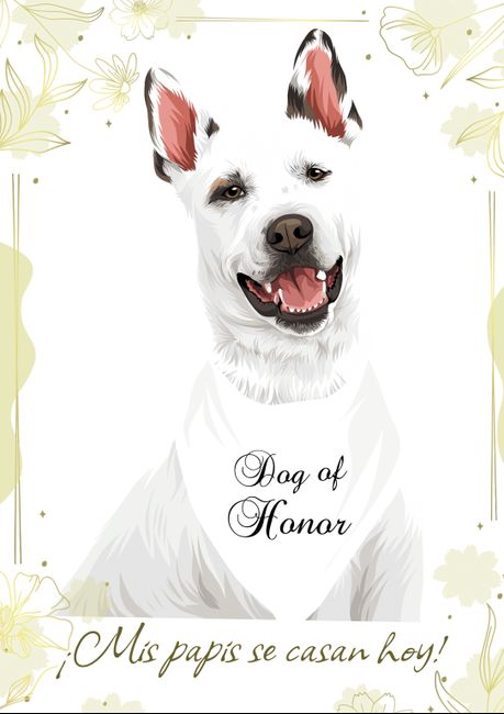 Sorpresa perruna para la boda 1