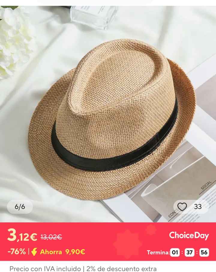 Sombreros para los invitados - 1