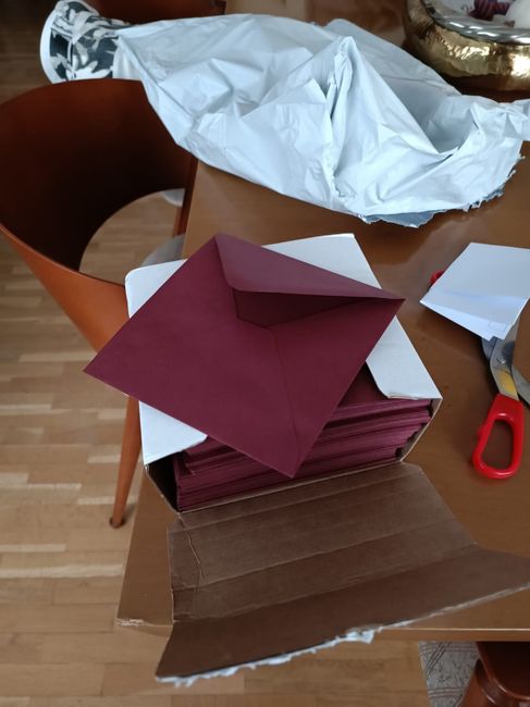 Sobres para las invitaciones 1