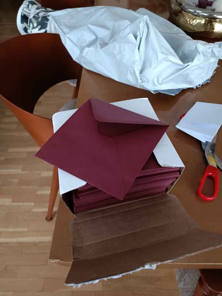 Sobres para las invitaciones - 1