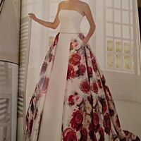 Vestido blanco y rojo - 1