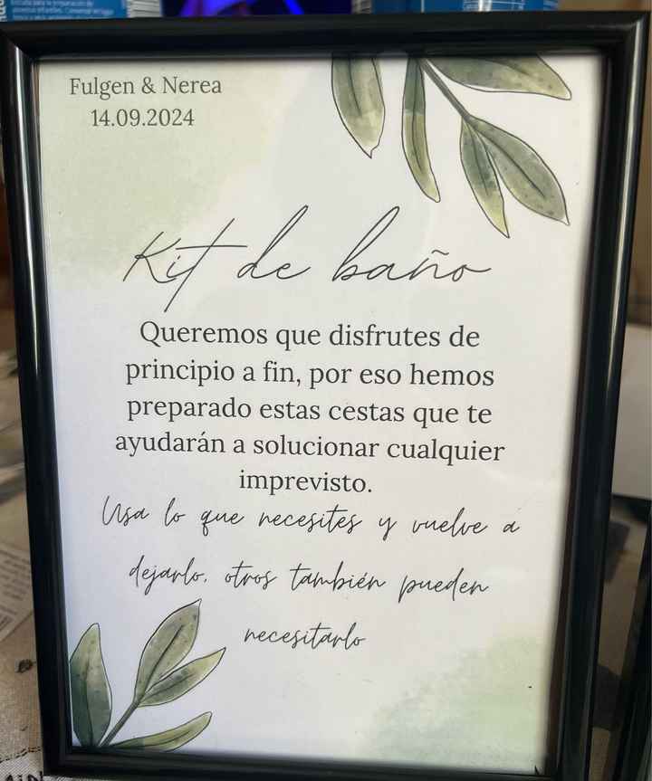 Carteles cestas baños - 1