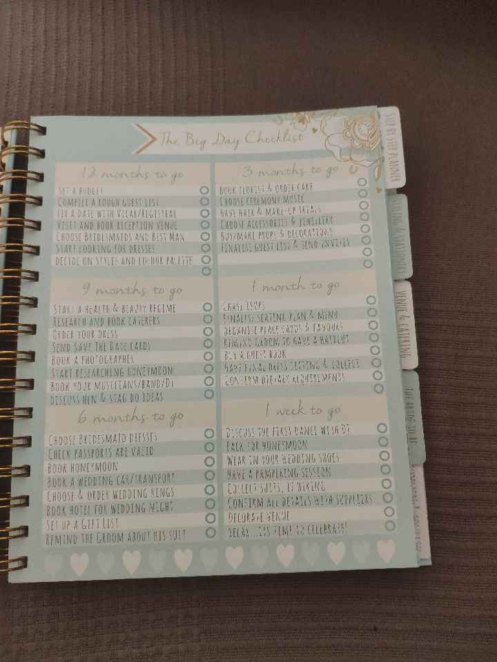 Agenda de boda - 2